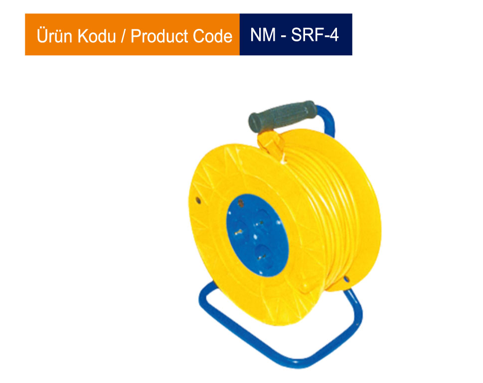 كابل تمديد متحرك بعجلة